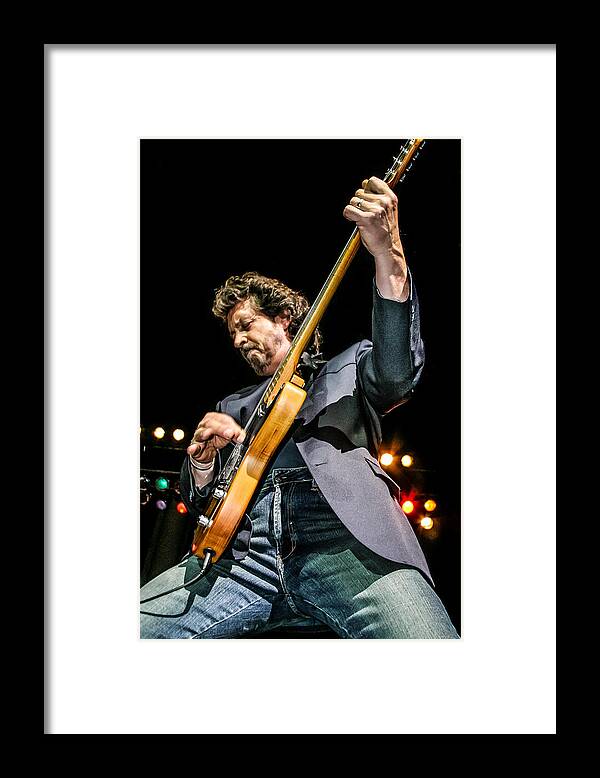 Michael Stanley Framed Print featuring the photograph Rock on Michael by Joe Myeress