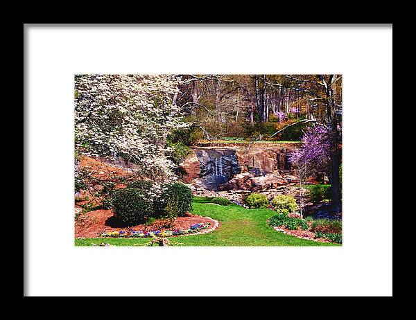 Garden Framed Print featuring the photograph Rock Quarry Garden by Lynne Jenkins