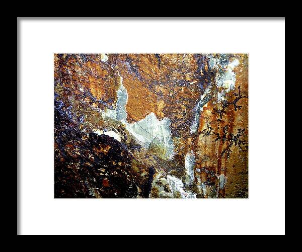 Rock Framed Print featuring the photograph Rockscape 10 by Linda Bailey