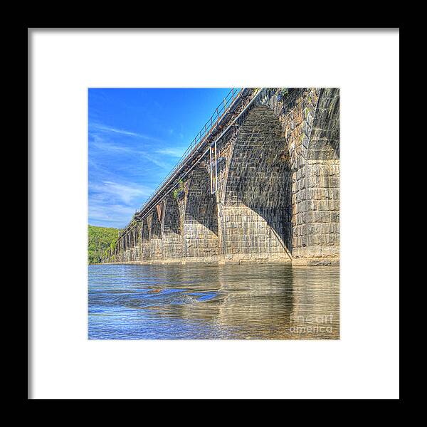 Harrisburg Framed Print featuring the photograph Rockville Bridge by Geoff Crego