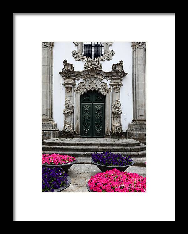 Door Framed Print featuring the photograph Rococo Doorway Portugal by James Brunker