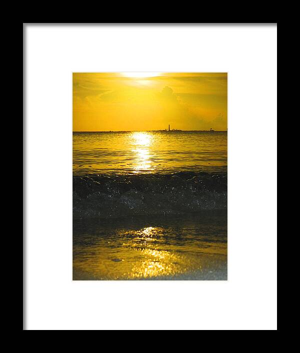 Sandy Framed Print featuring the photograph Roll by Capt Pat Moran