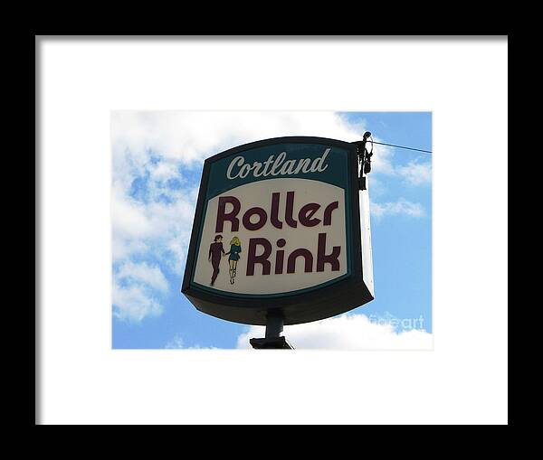 Roller Rink Framed Print featuring the photograph Roller Rink by Michael Krek