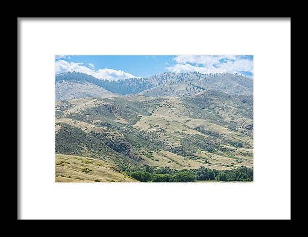 Landscape Framed Print featuring the photograph Rolling hills by Jennifer Grossnickle