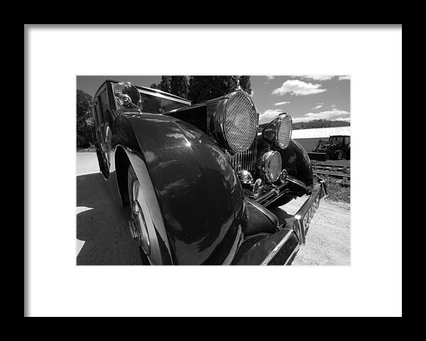 Automobiles Framed Print featuring the photograph Rolls Royce Station Wagon by John Schneider