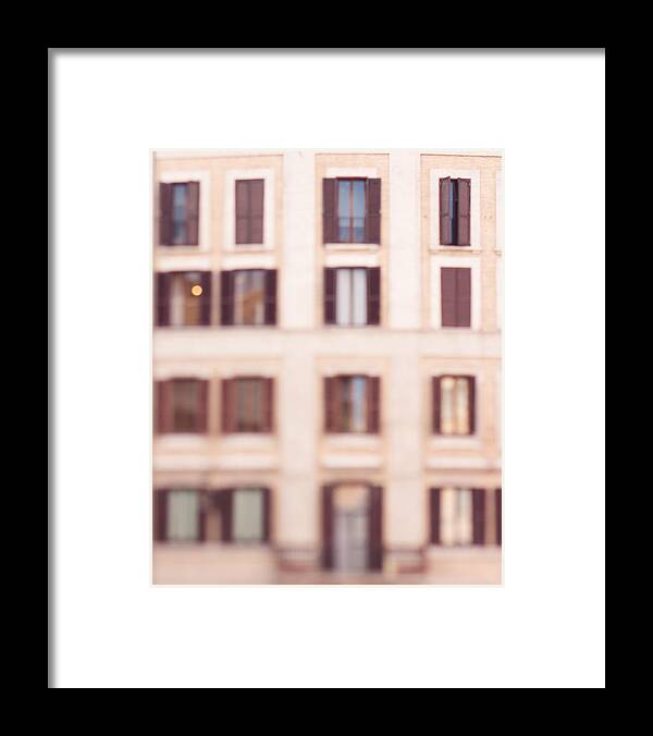 Italy Framed Print featuring the photograph Roman Windows by Kim Fearheiley