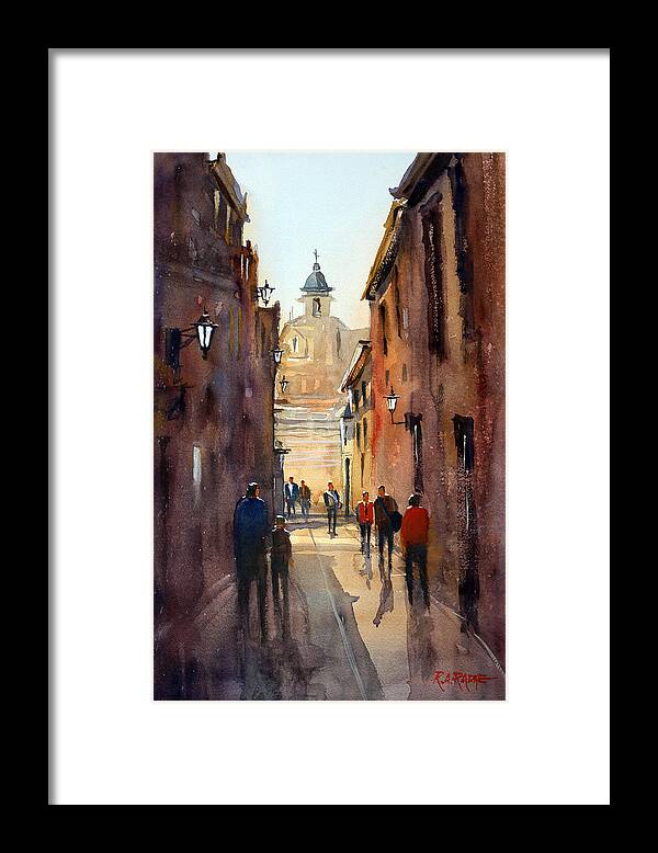 Ryan Radke Framed Print featuring the painting Rome by Ryan Radke