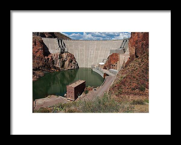America Framed Print featuring the photograph Roosevelt Dam by Dany Lison