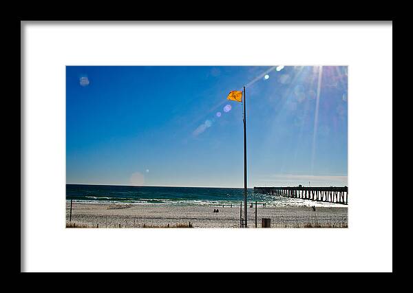 Panama City Beach Framed Print featuring the photograph Rough Water by George Taylor