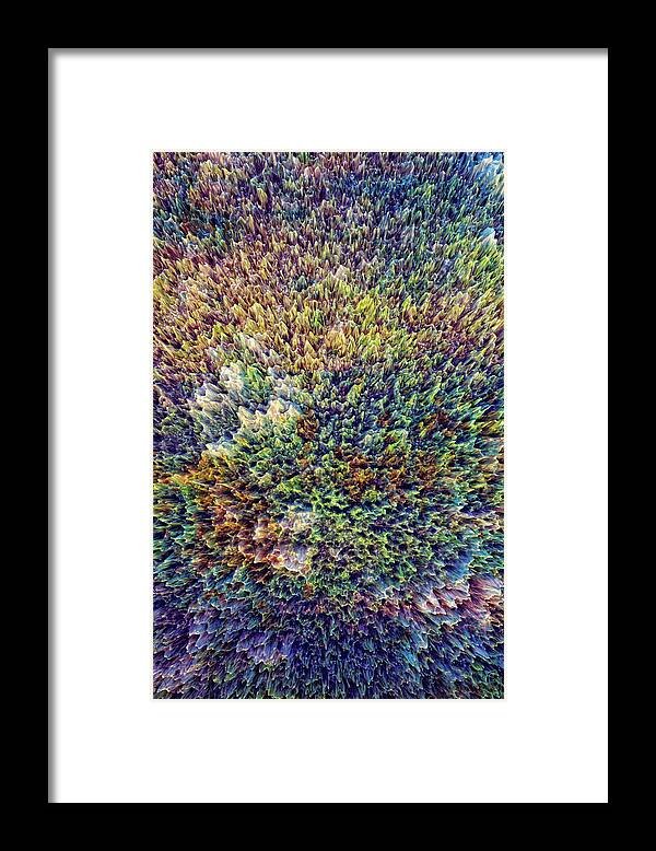 Abstracts Framed Print featuring the digital art Roughly Homogeneous by Matthew Lindley
