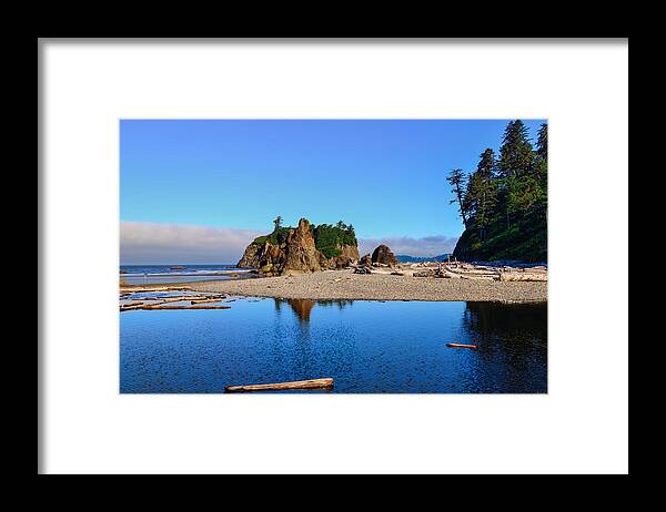 Olympic National Park Framed Print featuring the photograph Ruby Beach by Greg Norrell
