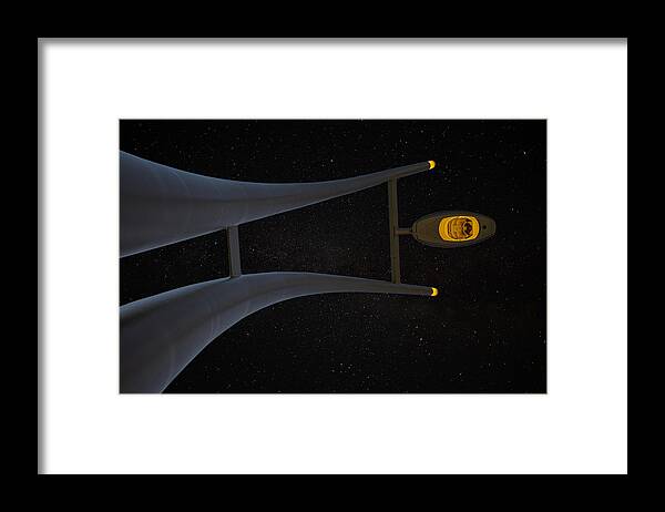Rue Lumiere Framed Print featuring the photograph Rue lumiere by Paul Wear