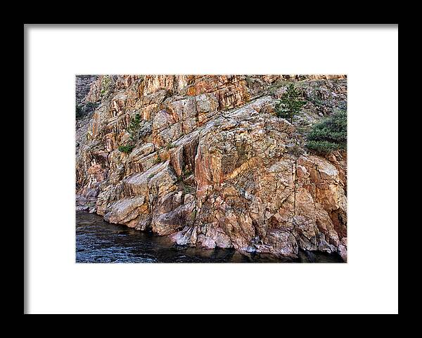 Poudre Canyon Framed Print featuring the photograph Rugged Canyon by Paul Berger