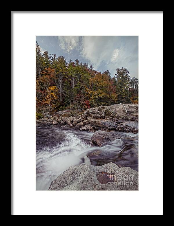 River Framed Print featuring the photograph Rushing Water by Tim Wemple