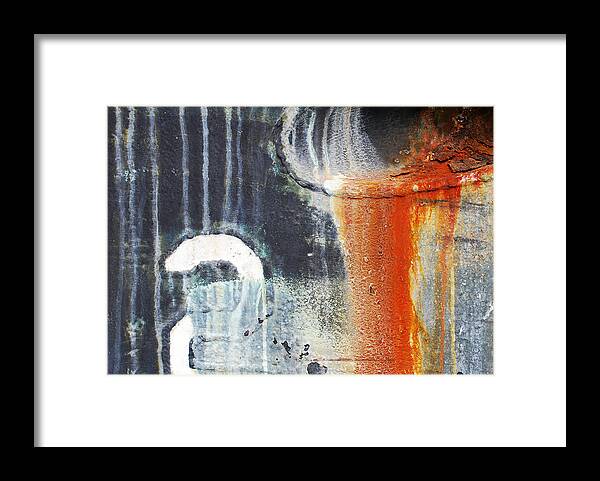 Industrial Framed Print featuring the photograph Rusted Waterfall by Jani Freimann