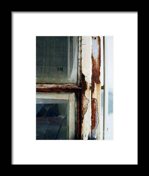 Window Framed Print featuring the photograph Rusted Window by Patricia Strand