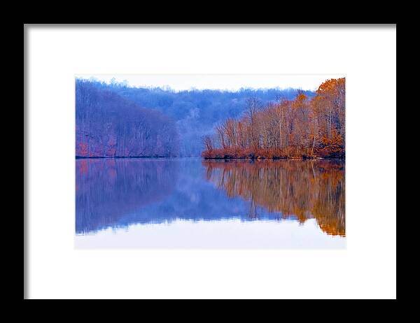 Autumn Framed Print featuring the photograph Rustic Reflections 3 by Brian Stevens