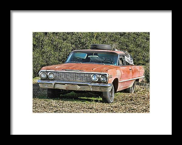 Victor Montgomery Framed Print featuring the photograph Rusty Impala by Vic Montgomery