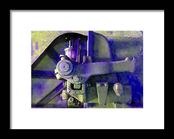 Carpenter Framed Print featuring the photograph Rusty Machinery by Laurie Tsemak