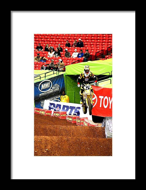 Ama Framed Print featuring the photograph Ryan Dungey by Jason Blalock