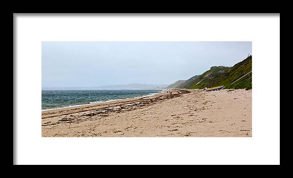 Beach Framed Print featuring the photograph Ryder Beach Walk Truro by Michelle Constantine