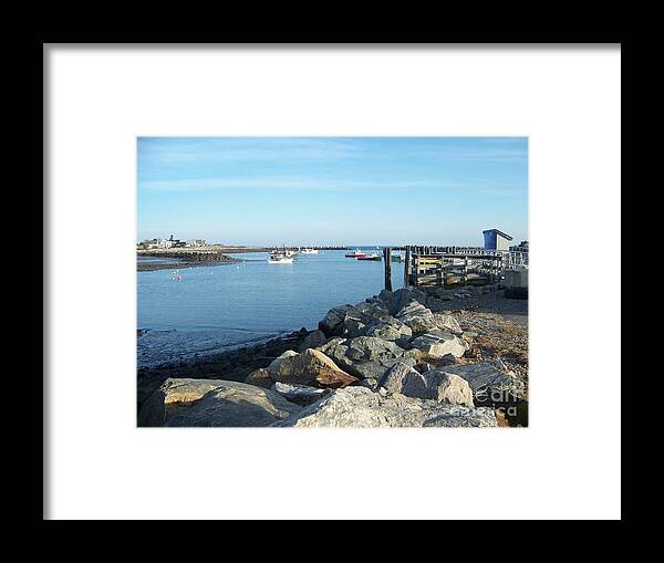Rye Nh Framed Print featuring the photograph Rye Harbor by Eunice Miller