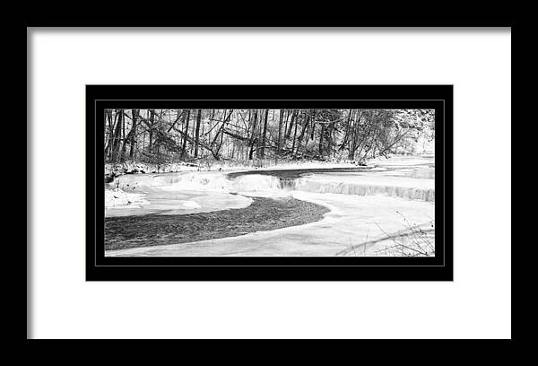 Taughannock River Framed Print featuring the photograph S Curve by Monroe Payne
