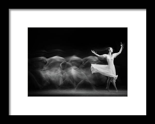 Dance Framed Print featuring the photograph S L O W by Yudhistira Yogasara