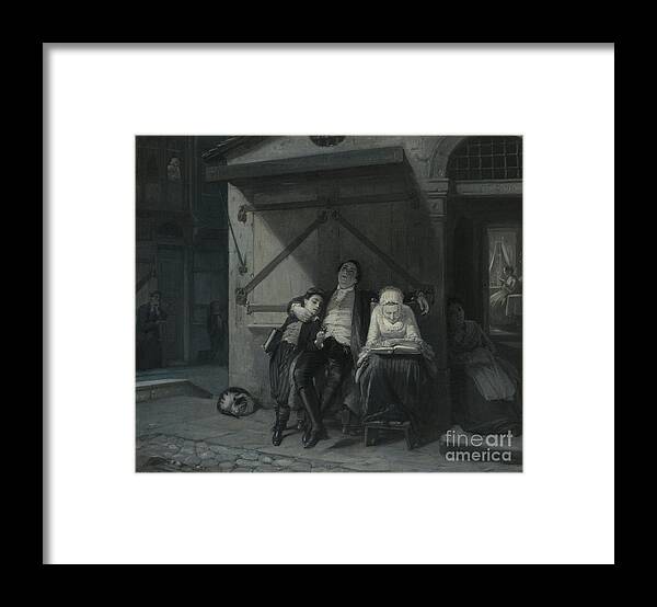 Israel Framed Print featuring the painting Sabbath Rest by Celestial Images