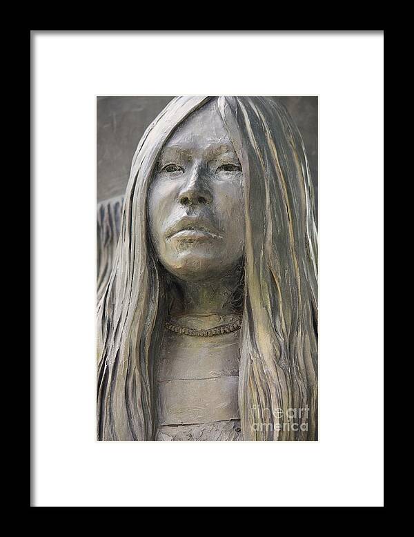 Sacajawea Framed Print featuring the photograph Sacajawea by Veronica Batterson