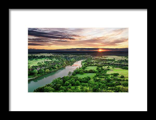 Scenics Framed Print featuring the photograph Sacramento River by Eric Leslie