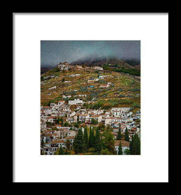 Granada Framed Print featuring the photograph Sacromonte and Albayzin from the Alhambra by Levin Rodriguez