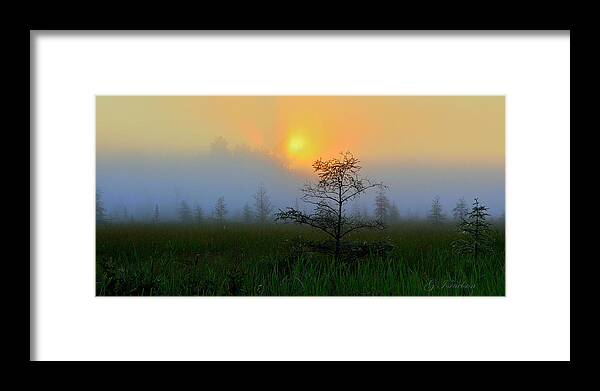  Framed Print featuring the photograph Saginaw Sunrise by Gregory Israelson