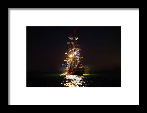 Tranquility Framed Print featuring the photograph Sail by Liu Wai Yip Even