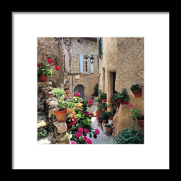 Beautiful Framed Print featuring the photograph Saint-guillhem-le-desert FRANCE by Cristina Stefan