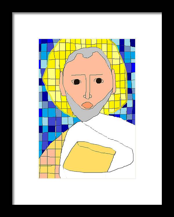 Saint Paul Framed Print featuring the painting Saint Paul by Anita Dale Livaditis