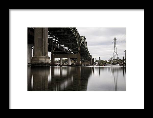 Andrew Pacheco Framed Print featuring the photograph Sakonnet River Bridge by Andrew Pacheco