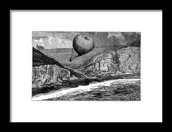 Saladin Framed Print featuring the photograph 'saladin' Balloon Crash by Science Photo Library