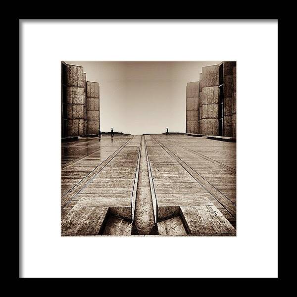  Framed Print featuring the photograph Salk Institute by Albert Wang