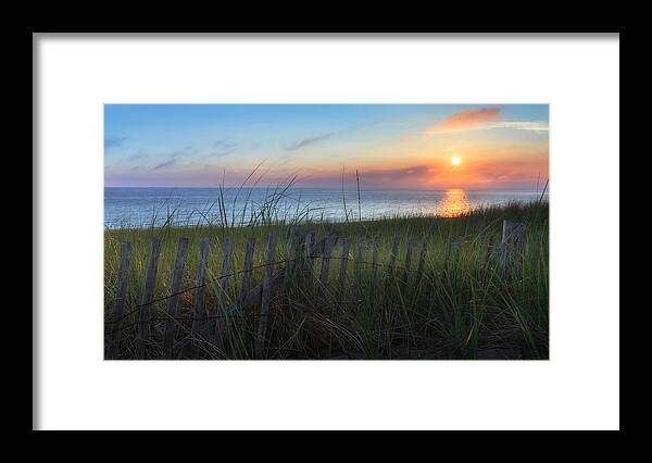Cape Cod Seascape Framed Print featuring the photograph Salty Air by Bill Wakeley