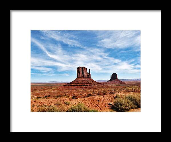 Monument Valley Framed Print featuring the photograph Saluting Sentinels by Sylvia Thornton