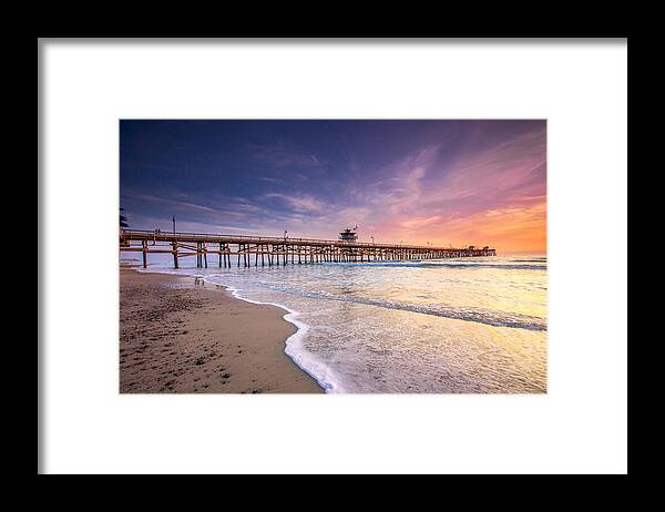 San Clemente Framed Print featuring the photograph San Clemente Pier by Robert Aycock