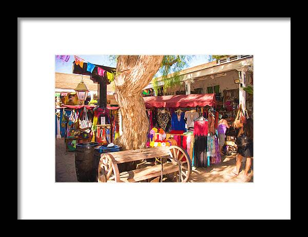 San Diego Framed Print featuring the photograph San Diego Old Town Market by JG Thompson
