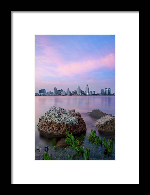 Outdoors Framed Print featuring the photograph San Diego Skyline by Lee Sie Photography