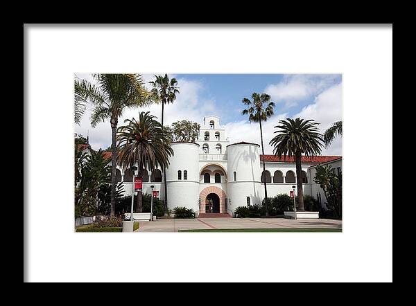 San Diego Framed Print featuring the photograph San Diego State University by Nathan Rupert