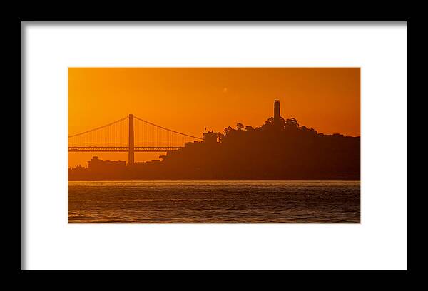 Bay Bridge Framed Print featuring the photograph San Francisco Sunrise by Alexis Birkill