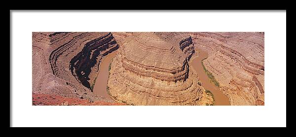 Photography Framed Print featuring the photograph San Juan River, Goosenecks State Park by Panoramic Images