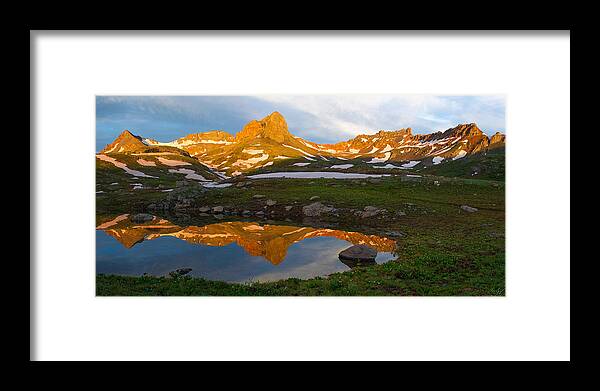 Colorado Framed Print featuring the photograph San Juan Sunrise - Colorado by Aaron Spong