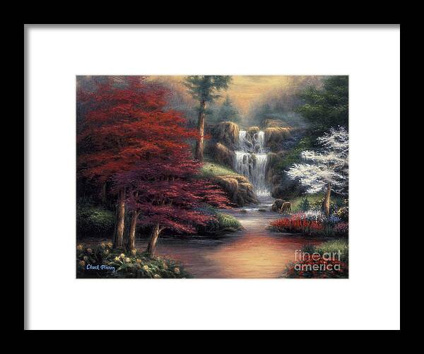 Gift Framed Print featuring the painting Sanctuary by Chuck Pinson