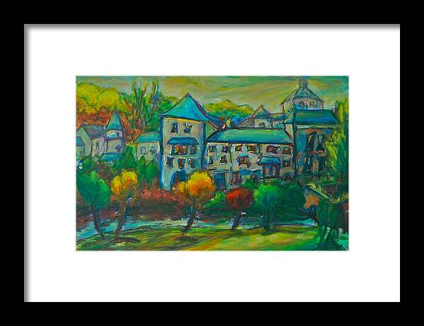 Camino De Santiago Framed Print featuring the painting Sanctuary by Yen